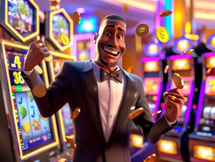 Antarmuka permainan slot Sweet Bonanza di biangtoto